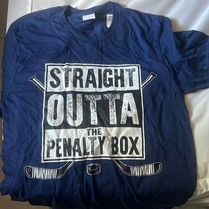 Hockey tshirt never been worn to small
